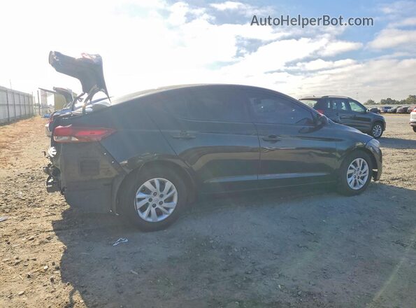 5NPD74LF0JH219081 2018 HYUNDAI ELANTRA Black Trasero derecho