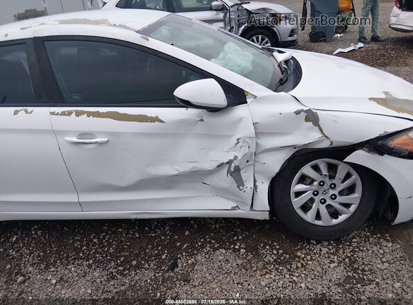 5NPD74LF0JH248760 2018 HYUNDAI ELANTRA White Widok z przodu