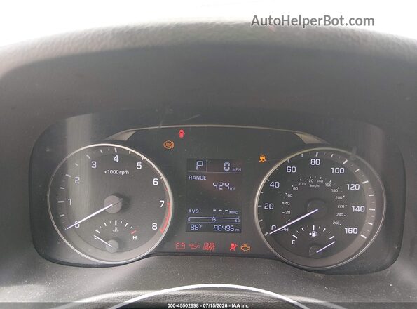 5NPD74LF0JH248760 2018 HYUNDAI ELANTRA White Widok tylnych siedzeń