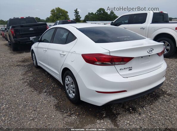 5NPD74LF0JH248760 2018 HYUNDAI ELANTRA White Tył lewy