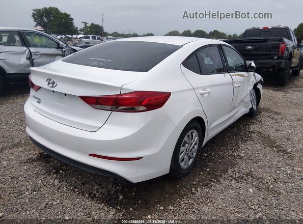 5NPD74LF0JH248760 2018 HYUNDAI ELANTRA White Tył prawy