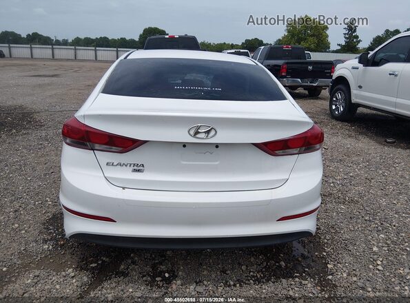 5NPD74LF0JH248760 2018 HYUNDAI ELANTRA White 