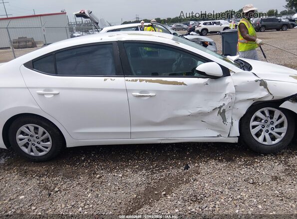 5NPD74LF0JH248760 2018 HYUNDAI ELANTRA White Widok wnętrza z tyłu