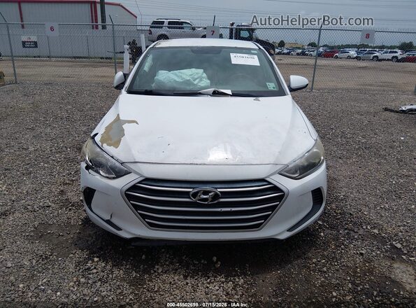 5NPD74LF0JH248760 2018 HYUNDAI ELANTRA White Widok zestawu wskaźników