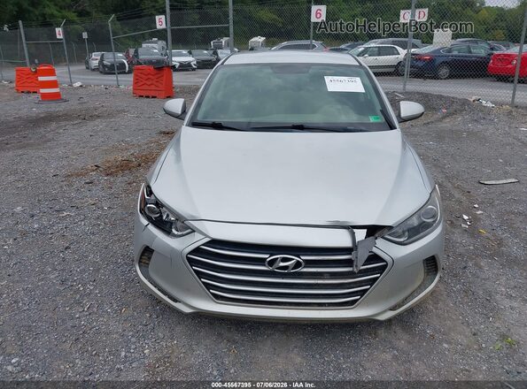 5NPD74LF0JH352830 2018 HYUNDAI ELANTRA Silver Widok z przodu