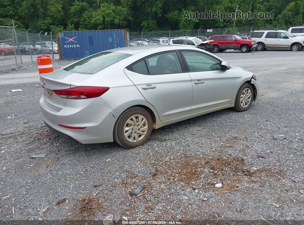 5NPD74LF0JH352830 2018 HYUNDAI ELANTRA Silver Tył prawy