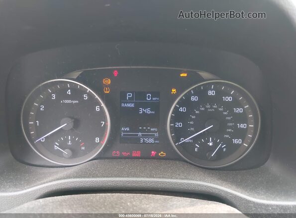 5NPD74LF0JH400732 2018 HYUNDAI ELANTRA Gray უკანა სავარძლების ხედი