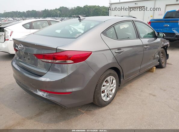 5NPD74LF0JH400732 2018 HYUNDAI ELANTRA Gray უკანა მარჯვენა