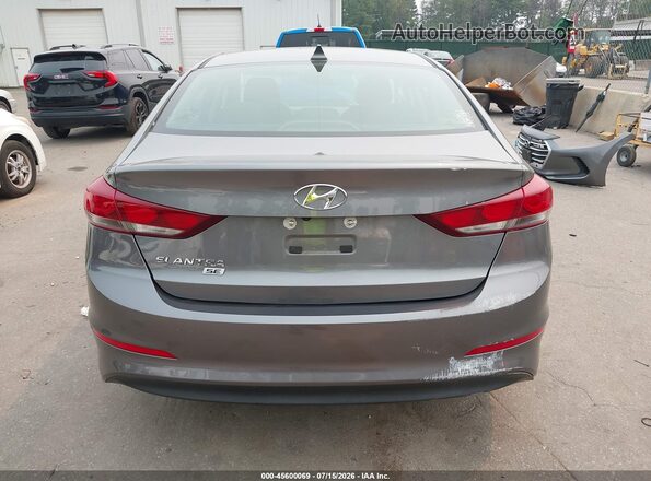 5NPD74LF0JH400732 2018 HYUNDAI ELANTRA Gray 