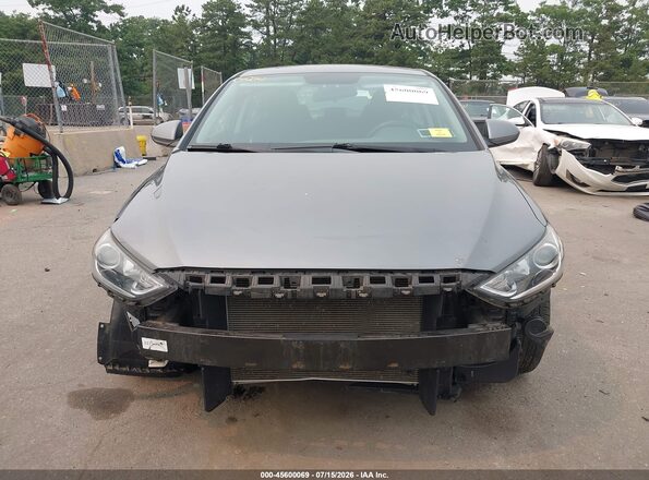 5NPD74LF0JH400732 2018 HYUNDAI ELANTRA Gray ხელსაწყოთა პანელის ხედი