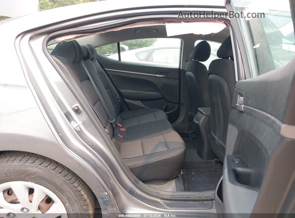 5NPD74LF0JH400732 2018 HYUNDAI ELANTRA Gray VIN კოდის სტიკერის ხედი