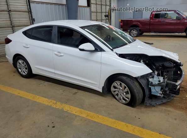 5NPD74LF0KH448717 2019 HYUNDAI ELANTRA White Delantero derecho