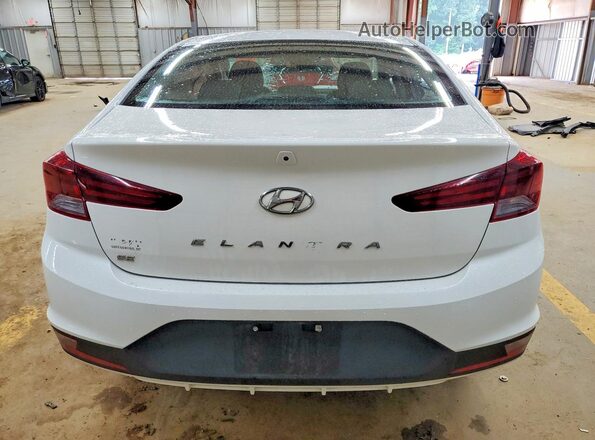 5NPD74LF0KH448717 2019 HYUNDAI ELANTRA White Vista trasera