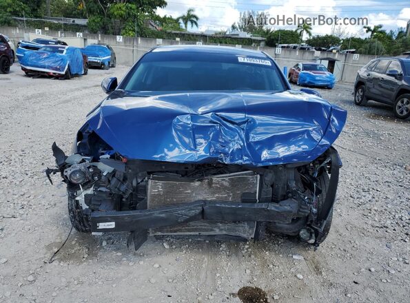 5NPD74LF0KH449253 2019 HYUNDAI ELANTRA Blue Widok z przodu