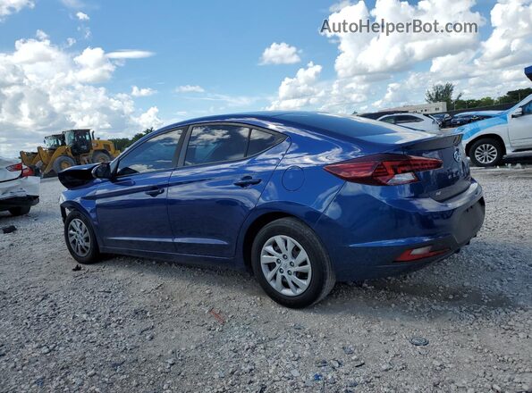 5NPD74LF0KH449253 2019 HYUNDAI ELANTRA Blue Tył lewy