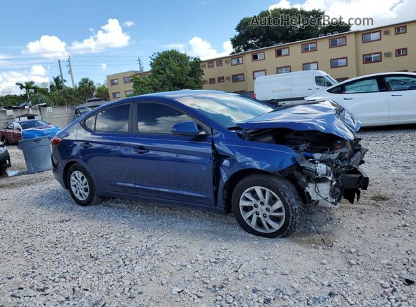 5NPD74LF0KH449253 2019 HYUNDAI ELANTRA Blue Przód prawy