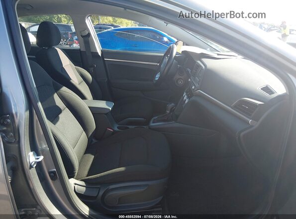 5NPD74LF0KH450905 2019 HYUNDAI ELANTRA Silver Widok wnętrza z przodu