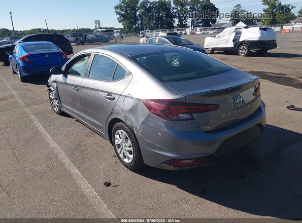 5NPD74LF0KH450905 2019 HYUNDAI ELANTRA Silver Tył lewy