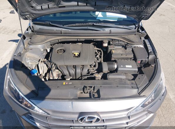 5NPD74LF0KH450905 2019 HYUNDAI ELANTRA Silver Widok z tyłu