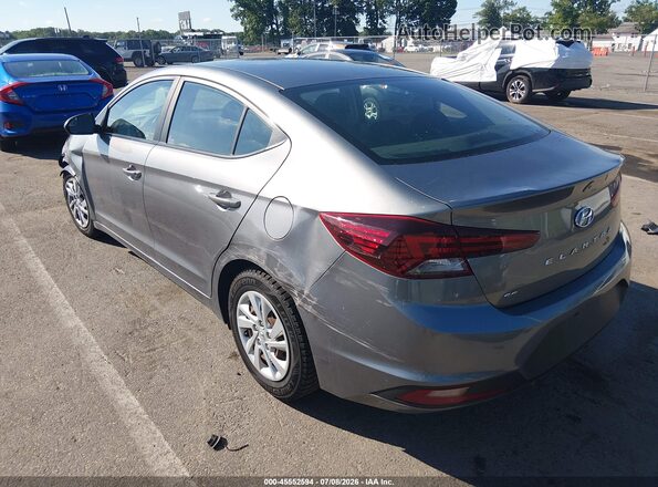 5NPD74LF0KH450905 2019 HYUNDAI ELANTRA Silver Widok z przodu