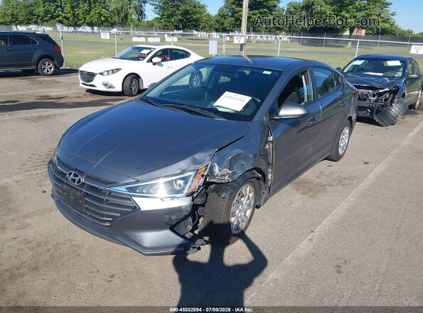 5NPD74LF0KH450905 2019 HYUNDAI ELANTRA Silver Przód lewy
