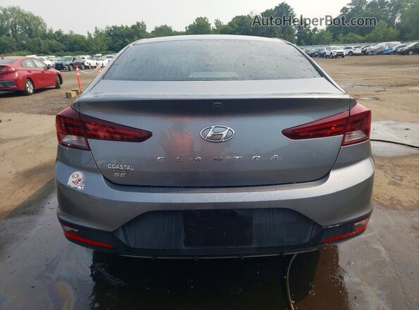 5NPD74LF0KH453531 2019 HYUNDAI ELANTRA Серый Вид сзади