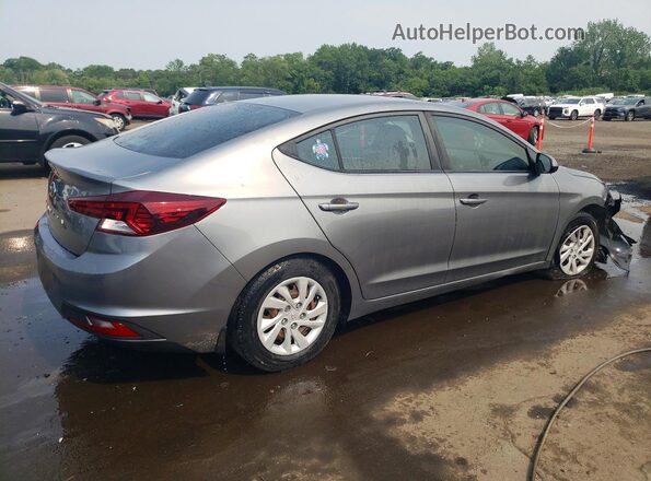 5NPD74LF0KH453531 2019 HYUNDAI ELANTRA Серый Задняя правая четверть