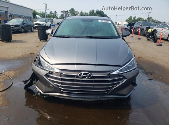 5NPD74LF0KH453531 2019 HYUNDAI ELANTRA Серый Вид спереди
