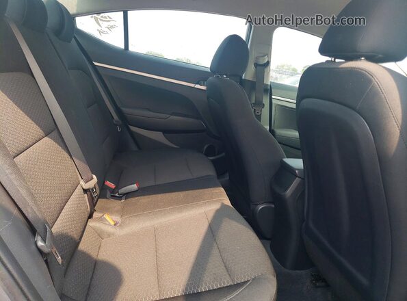 5NPD74LF0KH453531 2019 HYUNDAI ELANTRA Серый Вид задних сидений