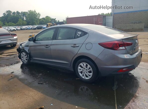 5NPD74LF0KH453531 2019 HYUNDAI ELANTRA Серый Задняя левая четверть