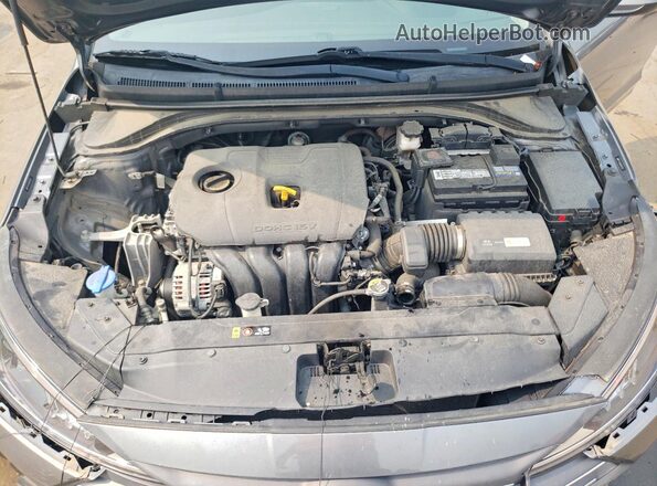 5NPD74LF0KH453531 2019 HYUNDAI ELANTRA Серый Вид задней части салона