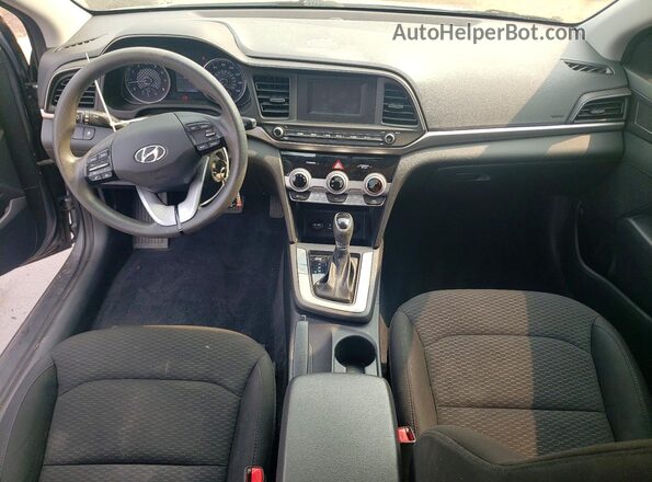 5NPD74LF0KH453531 2019 HYUNDAI ELANTRA Серый Вид панели приборов