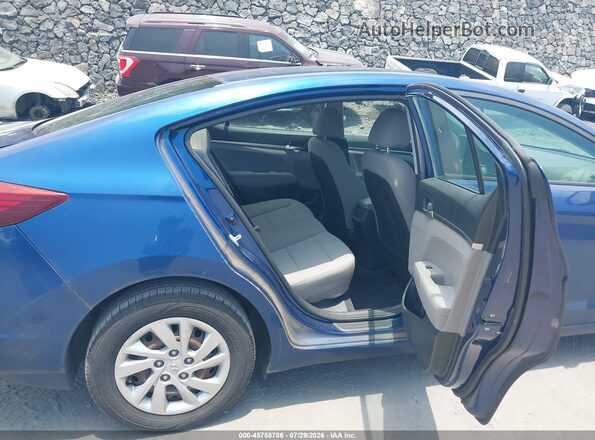 5NPD74LF0KH469003 2019 HYUNDAI ELANTRA Синий Вид наклейки с VIN-кодом