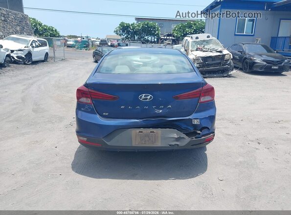 5NPD74LF0KH469003 2019 HYUNDAI ELANTRA Синий 