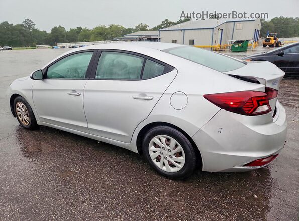 5NPD74LF0KH470104 2019 HYUNDAI ELANTRA Silver Rear left