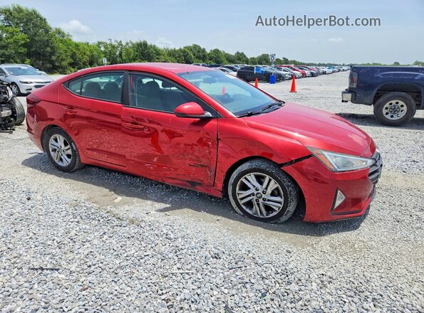 5NPD74LF0KH496749 2019 HYUNDAI ELANTRA Red Przód prawy
