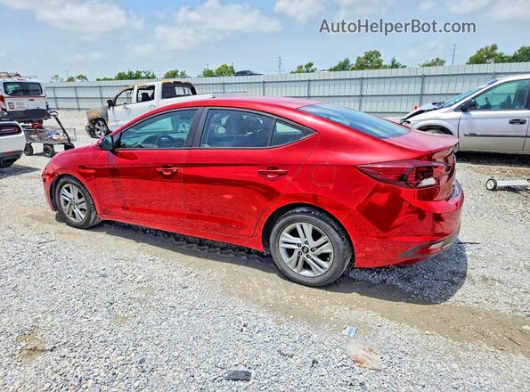 5NPD74LF0KH496749 2019 HYUNDAI ELANTRA Red Tył lewy