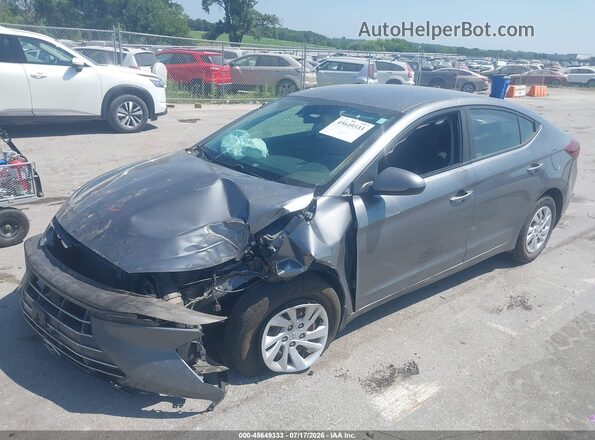 5NPD74LF0LH511560 2020 HYUNDAI ELANTRA Gray წინა მარცხენა ხედი სამი მეოთხედიდან