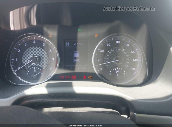 5NPD74LF0LH511560 2020 HYUNDAI ELANTRA Gray უკანა სავარძლების ხედი