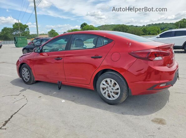 5NPD74LF0LH512417 2020 HYUNDAI ELANTRA Red Հետևի ձախ