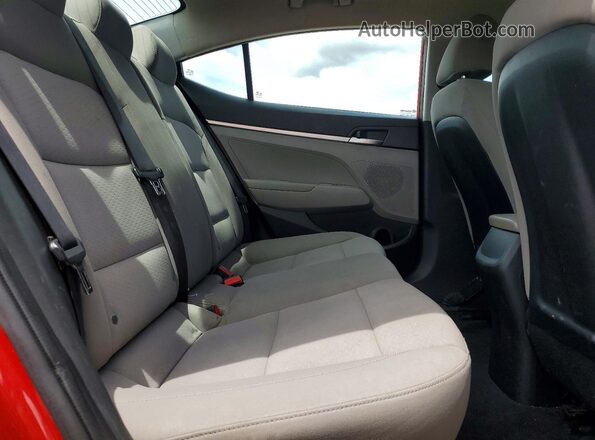 5NPD74LF0LH512417 2020 HYUNDAI ELANTRA Red Հետևի նստատեղերի տեսք