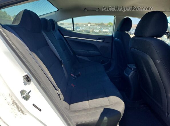 5NPD74LF0LH529024 2020 HYUNDAI ELANTRA White Vista de los asientos traseros