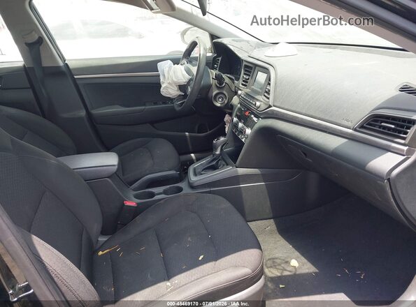 5NPD74LF0LH534000 2020 HYUNDAI ELANTRA Black Вид салону спереду