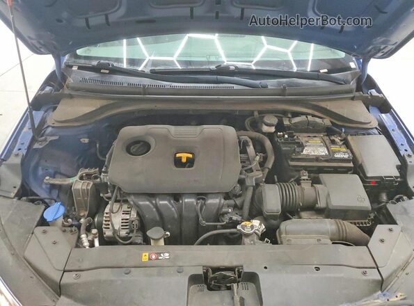 5NPD74LF0LH538046 2020 HYUNDAI ELANTRA Синий Вид задней части салона