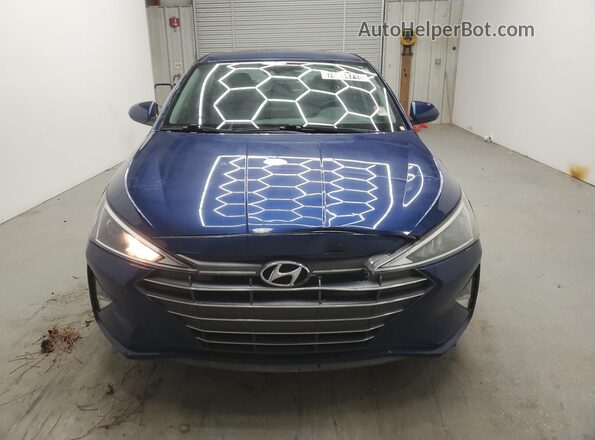 5NPD74LF0LH538046 2020 HYUNDAI ELANTRA Синий Вид наклейки с VIN-кодом