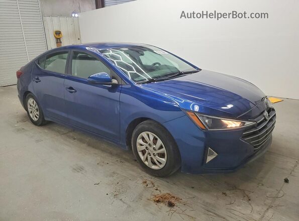 5NPD74LF0LH538046 2020 HYUNDAI ELANTRA Синий Передняя правая четверть