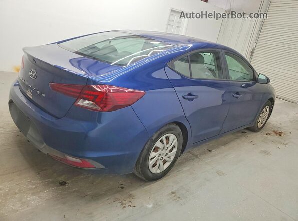5NPD74LF0LH538046 2020 HYUNDAI ELANTRA Синий Задняя правая четверть
