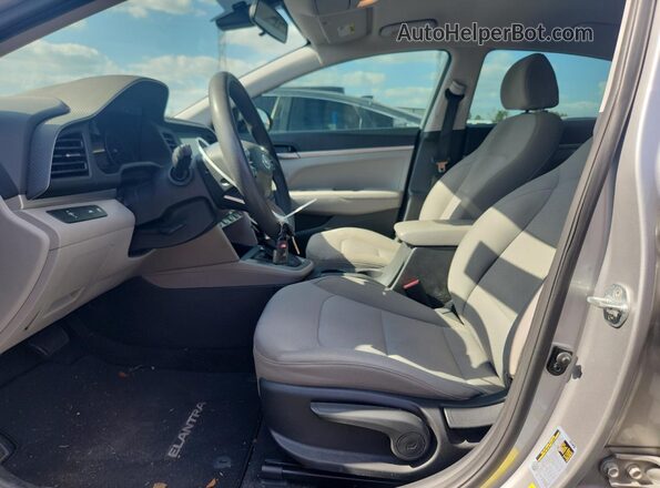 5NPD74LF0LH552013 2020 HYUNDAI ELANTRA Gray წინა სალონის ხედი