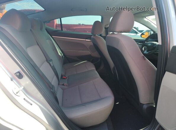 5NPD74LF0LH552013 2020 HYUNDAI ELANTRA Gray უკანა სავარძლების ხედი