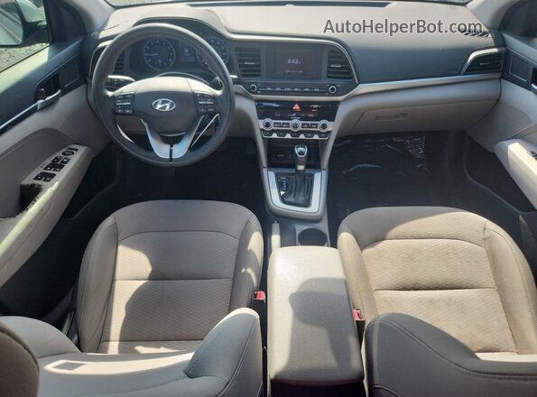 5NPD74LF0LH552013 2020 HYUNDAI ELANTRA Gray წინა პანელის ხედი